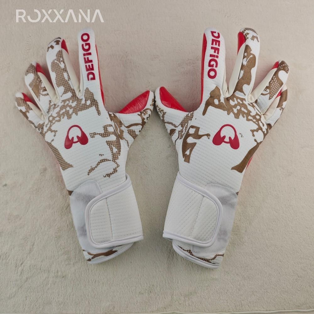 ROXXANA Adult Training Match Professional Goalkeeper Gloves High-Performance Durable Latex Grip Anti-Slip Protective Soccer Game