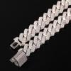 Hochwertiges Herren Hip Hop Zirkonia Kubanische Kette Armband