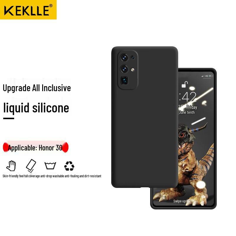 

KEKLLE Liquid Silicone Phone Case with Full Lens Protection for Honor 30s & Honor 30 Honor 30