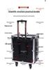 Custom Aluminum Camouflage Trolley Case with Wheels, Shockproof Aviation and Outdoor Equipment Protection