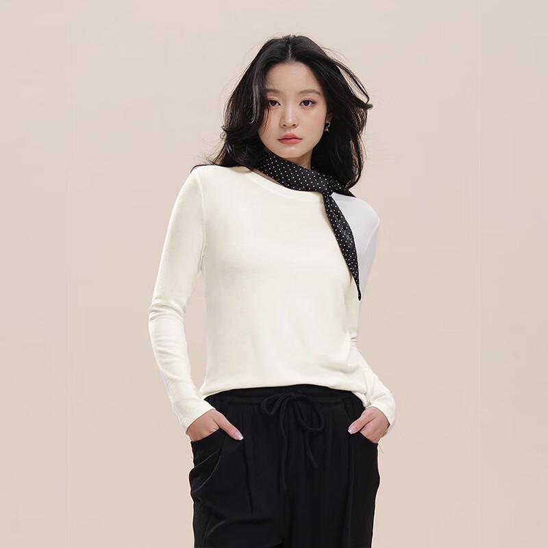 Women's Round Neck Long Sleeve Base Layer T-Shirt