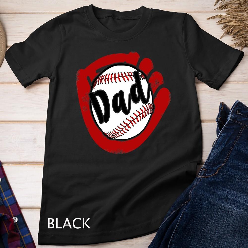 Baseball Dad T Shirt for Baseball Softball Mom T-Shirt Unisex T-shirt