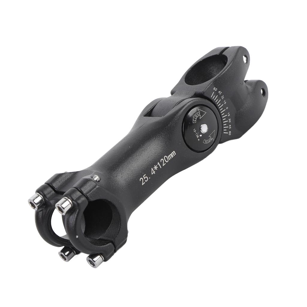 Handlebar Stem 60 Degree Adjustable Aluminum Alloy Stem Riser for Mountain Cycling Modification