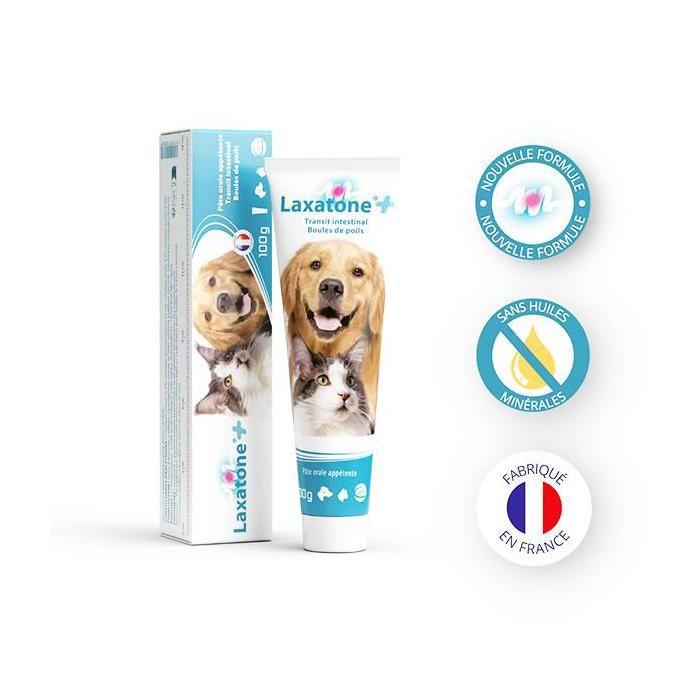 LAXATONE PLUS Complément Alimentaire Boules De Poils Transit Chien Chat