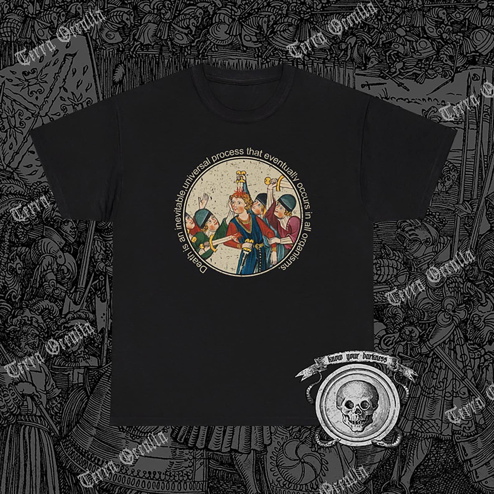 Death Is Inevitable Shirt, Nihilism, Morbid, Existentialism 4XL