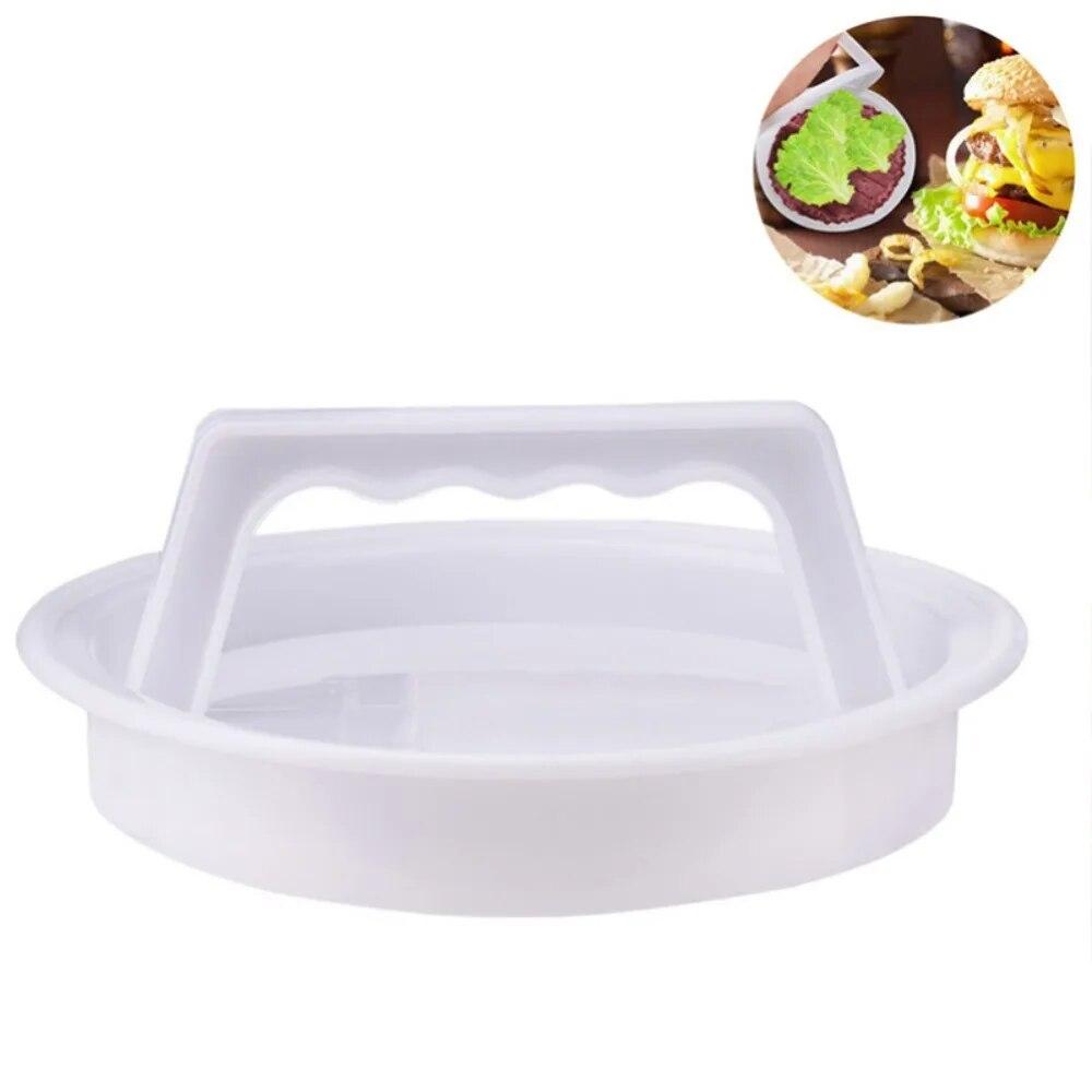 1 Set Runde Form Hamburger Presse Lebensmittel-Grade Kunststoff Hamburger Fleisch Rindfleisch Grill Burger Presse Patty Maker Form Form küche Werkzeug