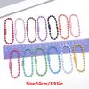 50pcs 10cm Colorful Ball Bead Chains Fits Key Chain/Label Hand Tag Connector For DIY Bracelet Jewelry Making Accessorise