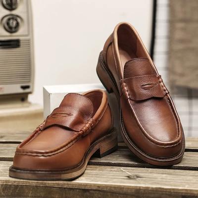 Fashion Genuine Leather Luxury Brand Men Loafers New Formal Dress Moccasins Comfy Men's Casual Shoes Slip On Boat Shoes Drive Flats Male