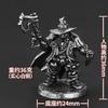 Weißmessing Blutmond Dämon Skelettkönig Miniaturfigur Handgefertigte Brettspielfiguren Auto Schreibtisch Ornament Sammlerstück Spielzeug