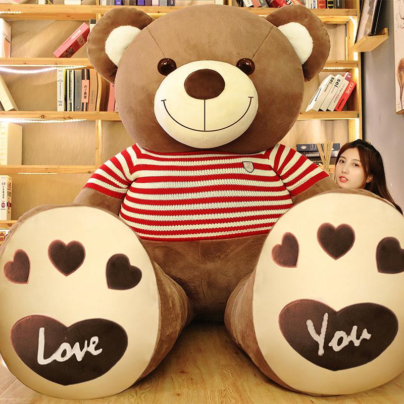 oversized teddy bear doll plush toy big bear doll Valentine's Day gift girl confession clothing hug bear