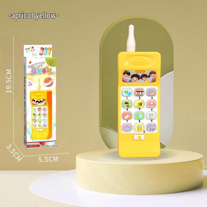 

Младенческий мягкий прорезыватель-телефон: Развивающая игрушка-история для малышей Two types