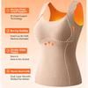 Autumn and Winter Thermal Vest For Women Seamless Thickened Inner Camisole with Chest Pad Ladies Keep Warm Sleeveless Tank Tops