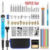 European Standard 220V Adjustable Temperature Pyrography Soldering Iron Kit - High Power, Constant Temperature Repair Tool Set
