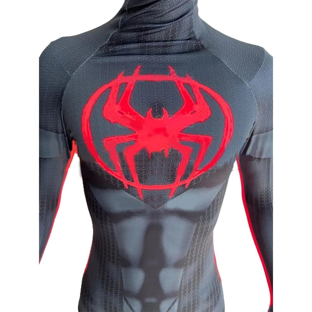 Across the Verse Cosplay Superhero Spandex Miles Morales Advanced Costume Bodysuit Outfits Halloween Costume
