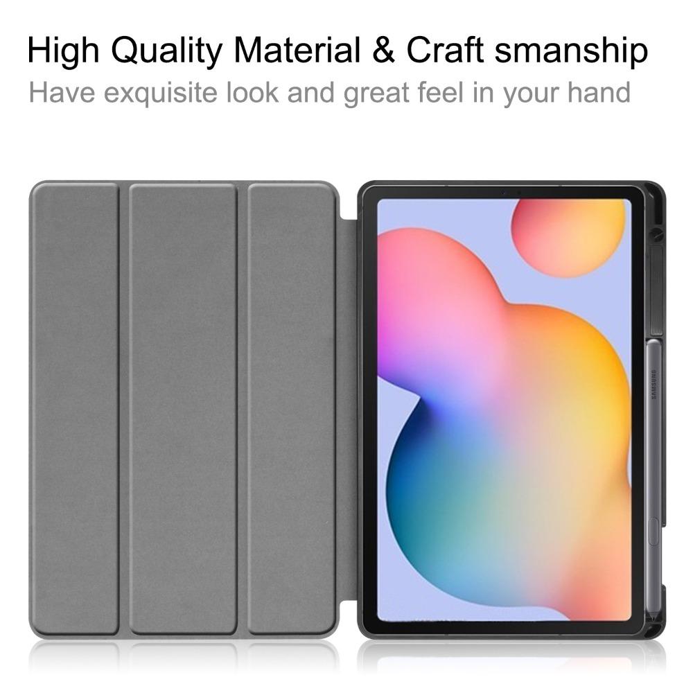 For Samsung Tab S6 Lite P610 P615 Case TPU Soft Cover with S Pen Slot Protective Shell