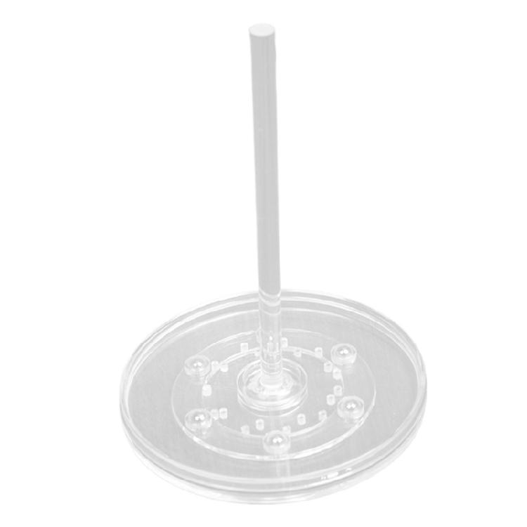 Rotating Thread Spool Holder Clear ABS Yarn Dispenser Rotating Yarn Holder Knitting Yarn Spool Holder for Weaving