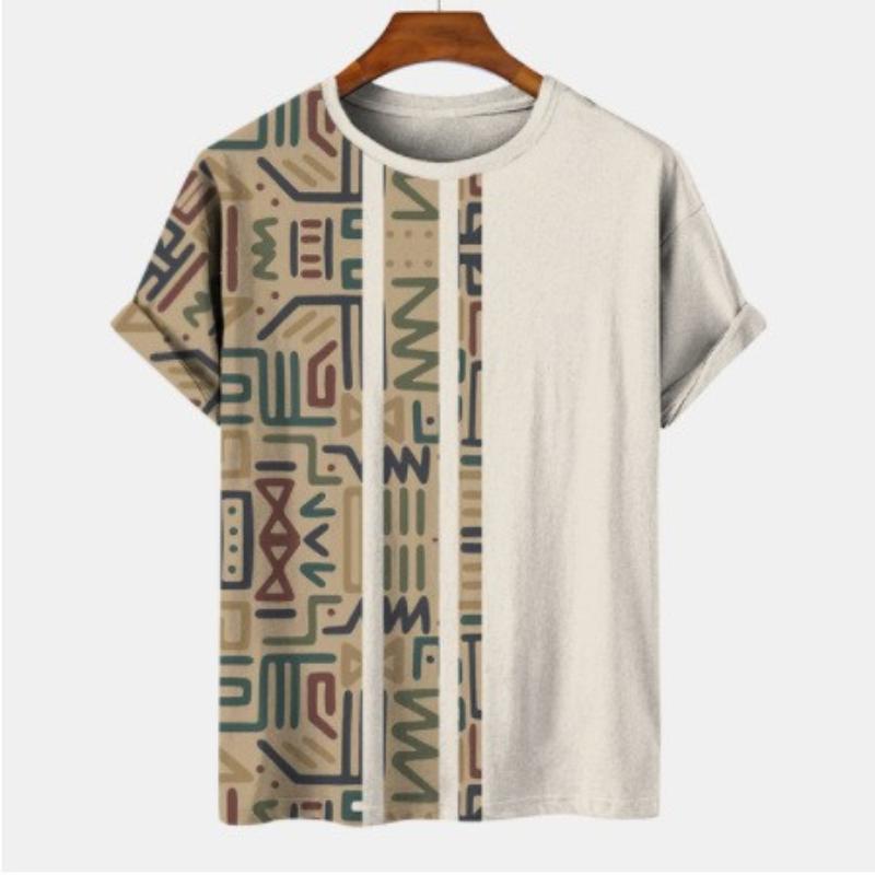 

Новые мужские и женские повседневные свободные спортивные футболки с короткими рукавами и 3D-цифровой печатью, топы в стиле колор-блок 6XL