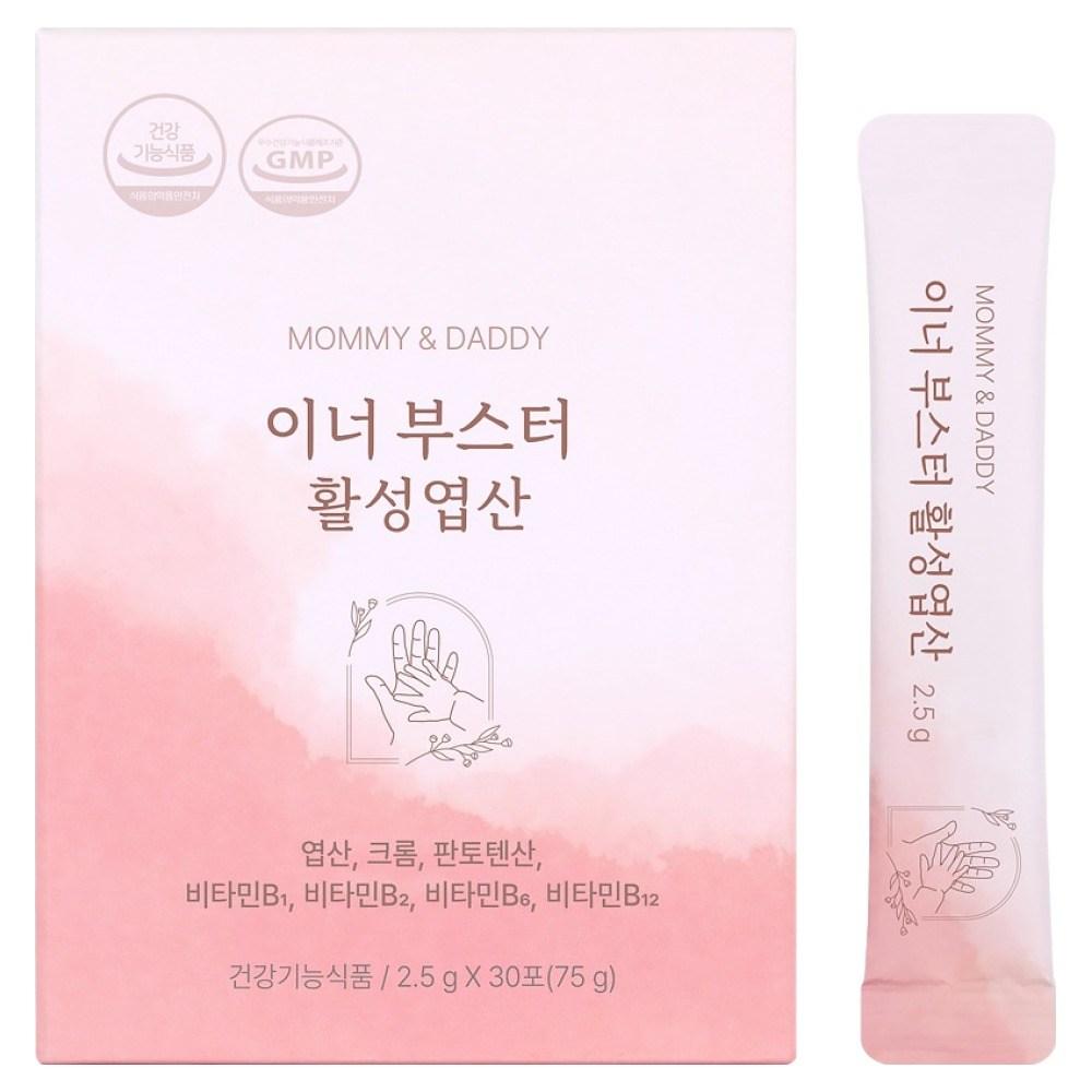 Mommy & Daddy Inner Booster Active Folic Acid 30p 75g 1 Pcs