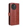 For Doogee Note 59 Pro/Doogee Note 59 PU Leather Case with Strap Crazy Horse Texture Phone Wallet Cover