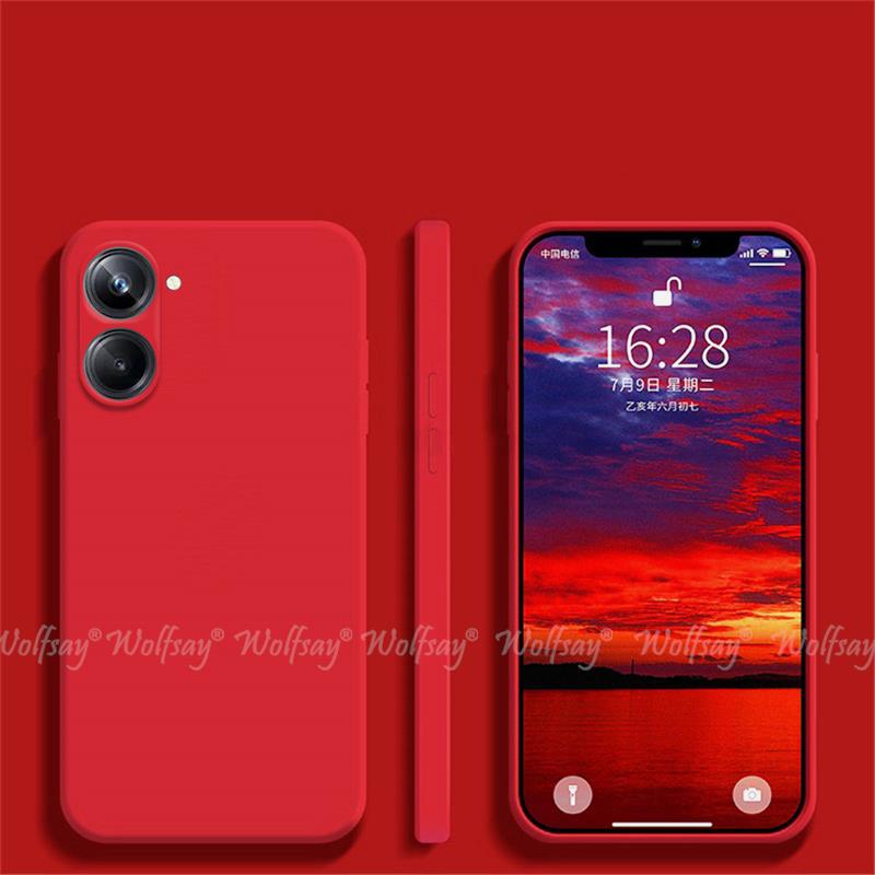 For Realme 10 Pro Case Liquid Silicone Rubber Protector Phone Case For Realme 10 Pro Cover For Realme 10 Pro Plus Case