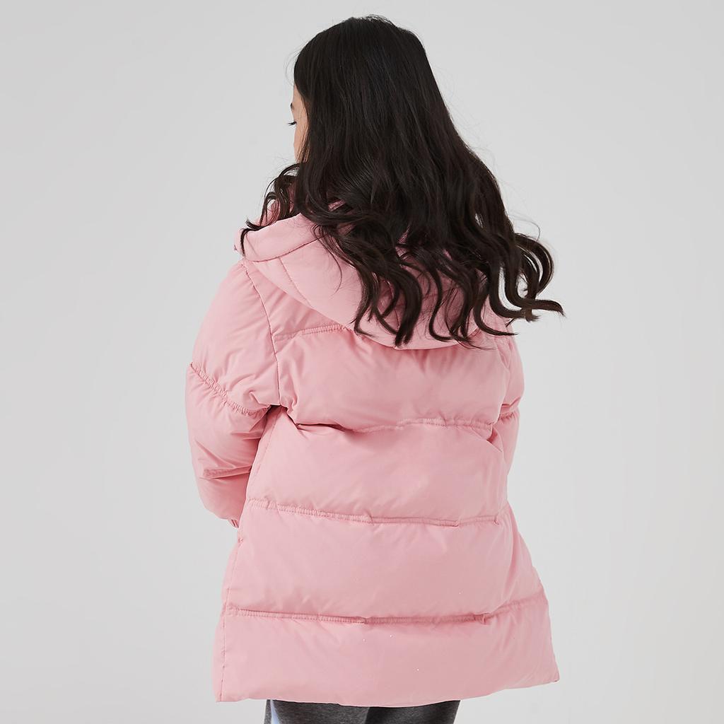Girls' Down Jacket with 90 White Duck Down