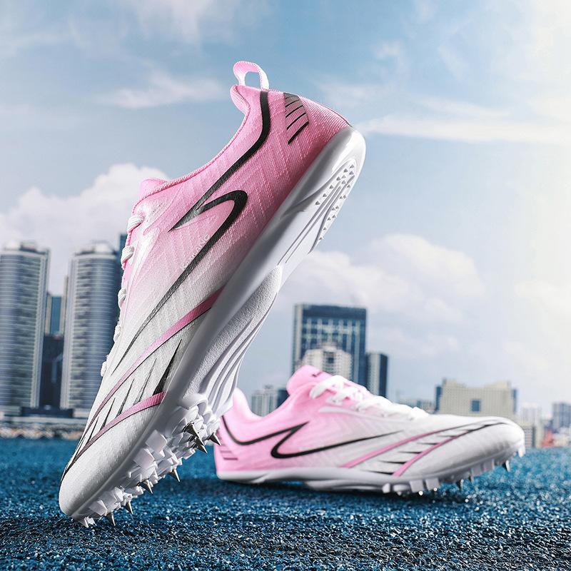 New Sports Student Training 8 Nails Track And Field Running Spikes Non-Slip Shock Absorption Sprint Racing Men'S And Women'S Models