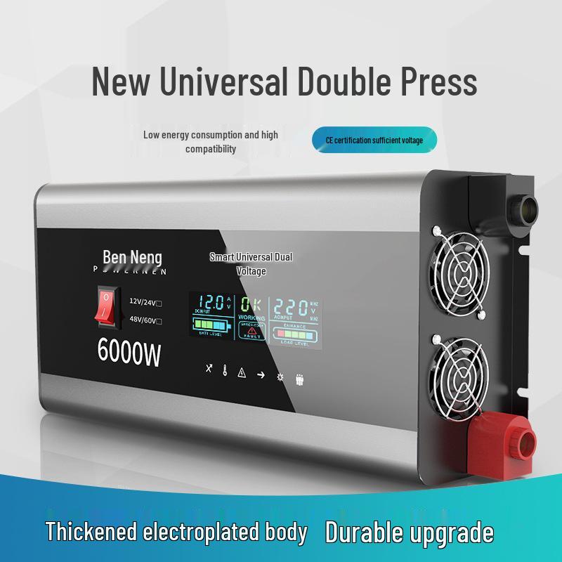 High Power Pure Sine Wave Inverter: 12V-60V To 220V for Truck and Home Use