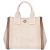 Chloe Excellent Condition Canvas Carry Small 2WAY Tote Bag beigeUsed