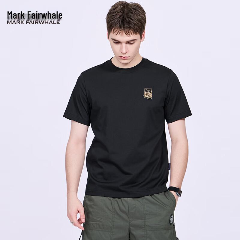 Mark Fairwhale Ice Cotton Cooling Crew Neck Short Sleeve T-Shirt Men M