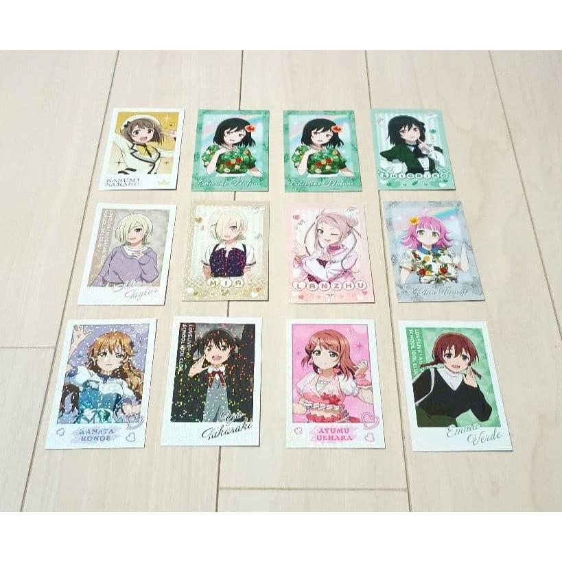 Used Love Live Nijigasaki Gakuen Hologram Card Set of 12