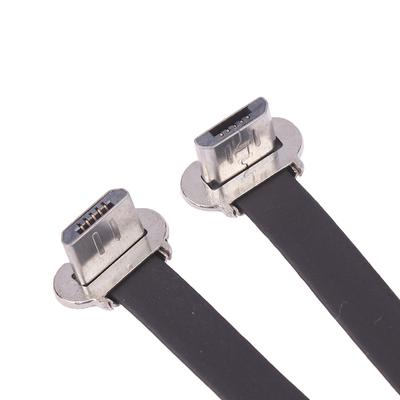 Type-C USB-Anschluss FPC 2-Pin 3-Pin mit Widerstand R1 Weiches Flachkabel Stecker Ladekabel Schnellladekabel Verlängerung für Telefon