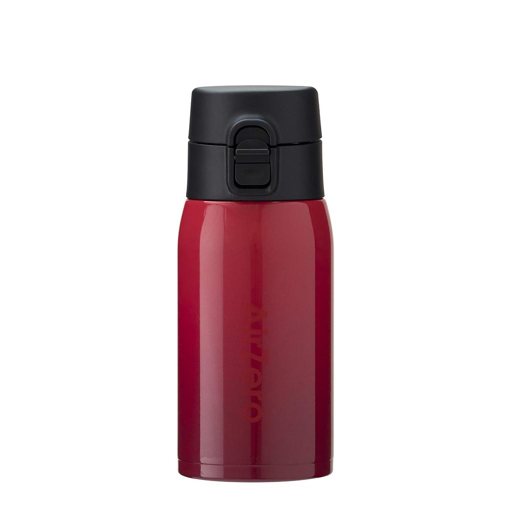 Vacuum Insulated Stainless Steel Mug Bottle Air Zero 350ml Grade Red and Cold Compact Lock Painted Gradient Drinking GoodPlus+ [Heat Retention]