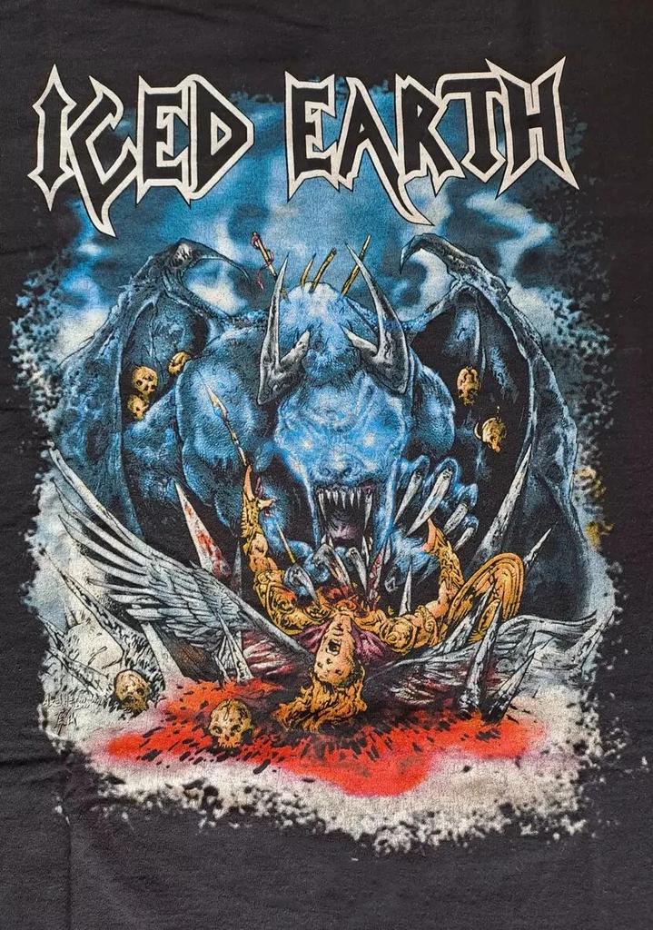 New Popular Iced Earth Black T-Shirt Full Size S-.webp