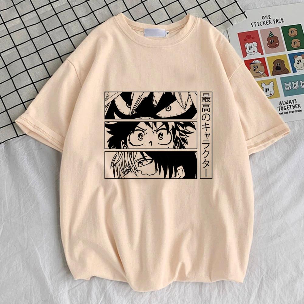 Bakugou t shirt women University Pop Culture Punk Psychedelic t-shirt 80s Pastel Grunge Vintage Punk Trendy