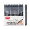 Guangna 8050 Needle Point Archival Ink Pen Set for Sketching and Outlining