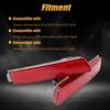 Priprilod Rear Bumper Reflector Set Left&Right Fit For Infiniti FX35 FX37 FX50 QX70 2009-2017 Fit For Nissan Juke Nismo Murano Quest Sentra