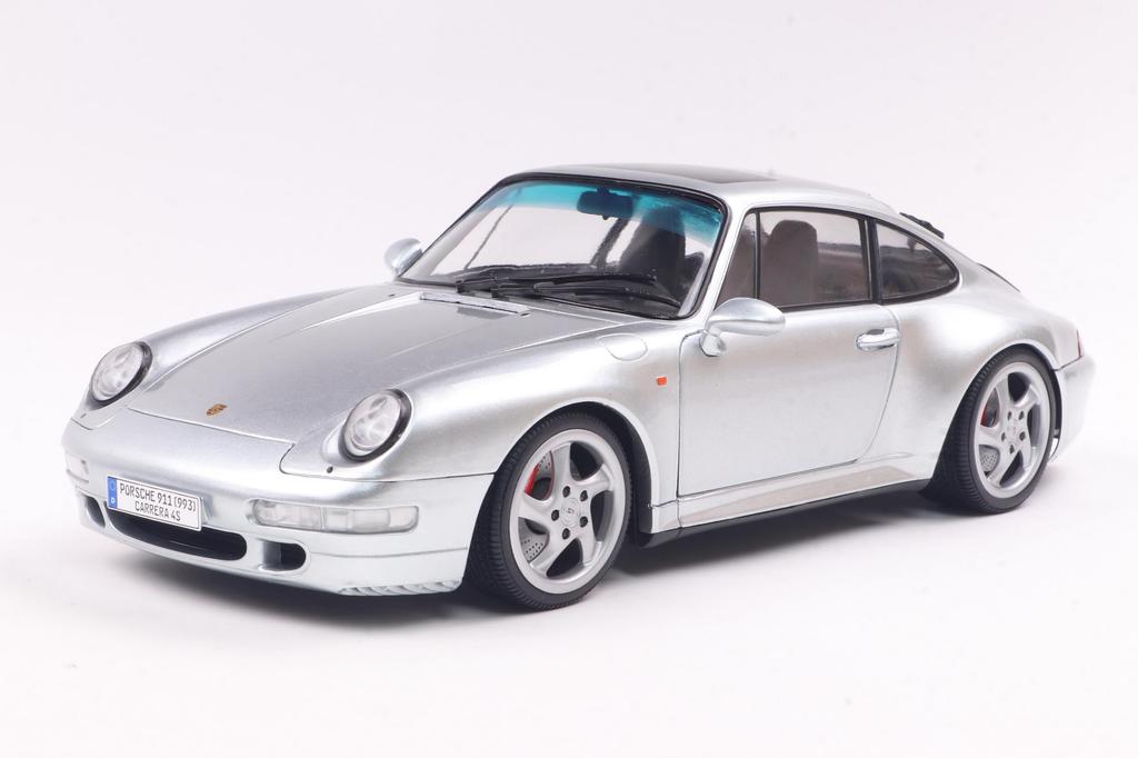 Solido Scale Porsche 911 4S 1996 Polar Silver SOLIDO 911 4S 1/18 (993)