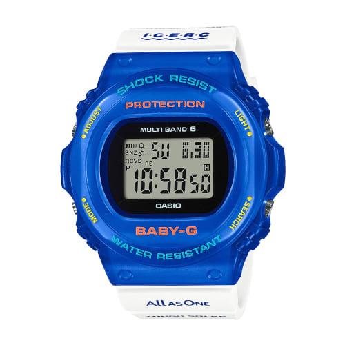 

Casio Baby-G Radio-Controlled Solar Watch, Love the Sea and the Earth, Collaboration with Ice Search Japan, BGD-5700UK-2JR, Women s, White