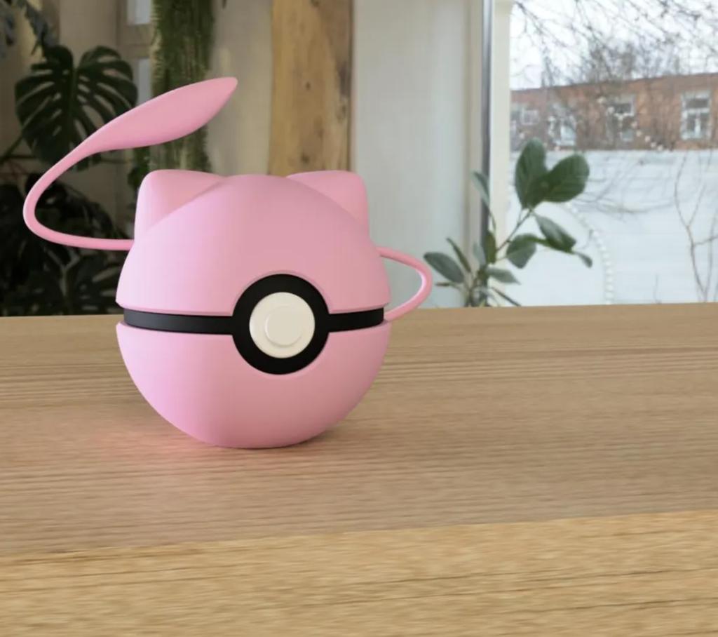 Poké Ball Pokemon Form Sphere Figures Model Statue Desktop Ornament 3d Printed Model Trendy Toy Surprise Gift Collectible