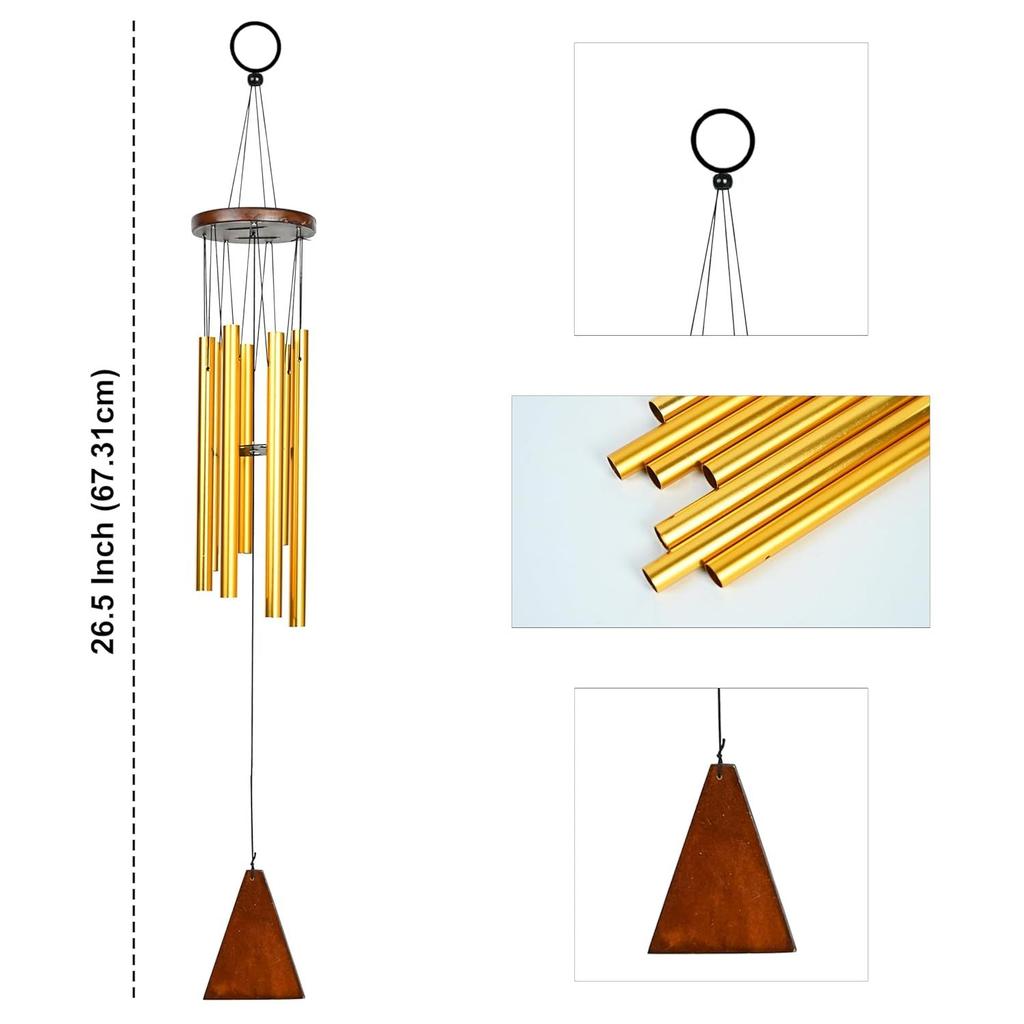 Wind Chimes for Home, Balcony, and Living Room – Home Décor Gift Items | Hanging Decoration and Showpieces for Positive Energy,