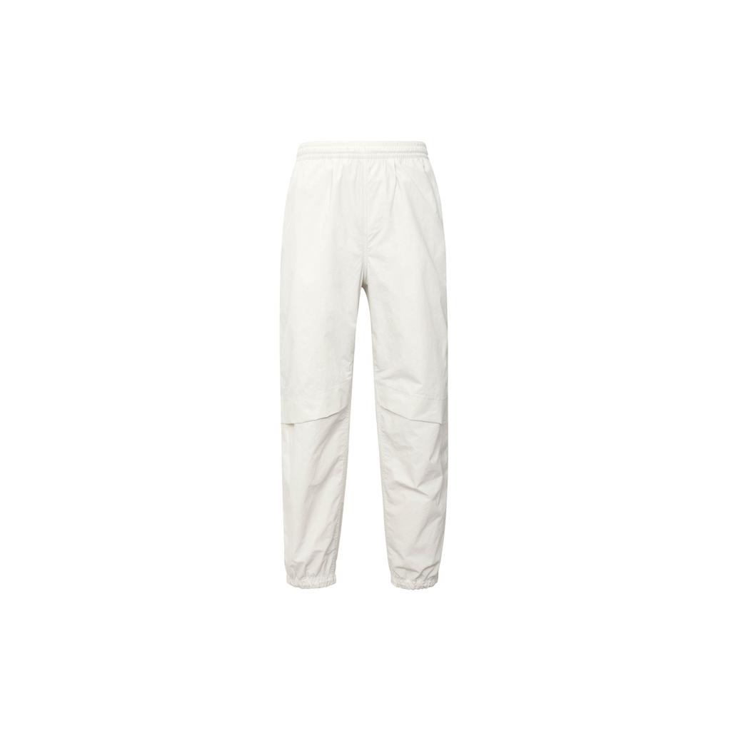 Under Armour Solid Color Casual Woven Jogging Mid Waist Knitted Sports Pants Men Bottoms White 1388053-114