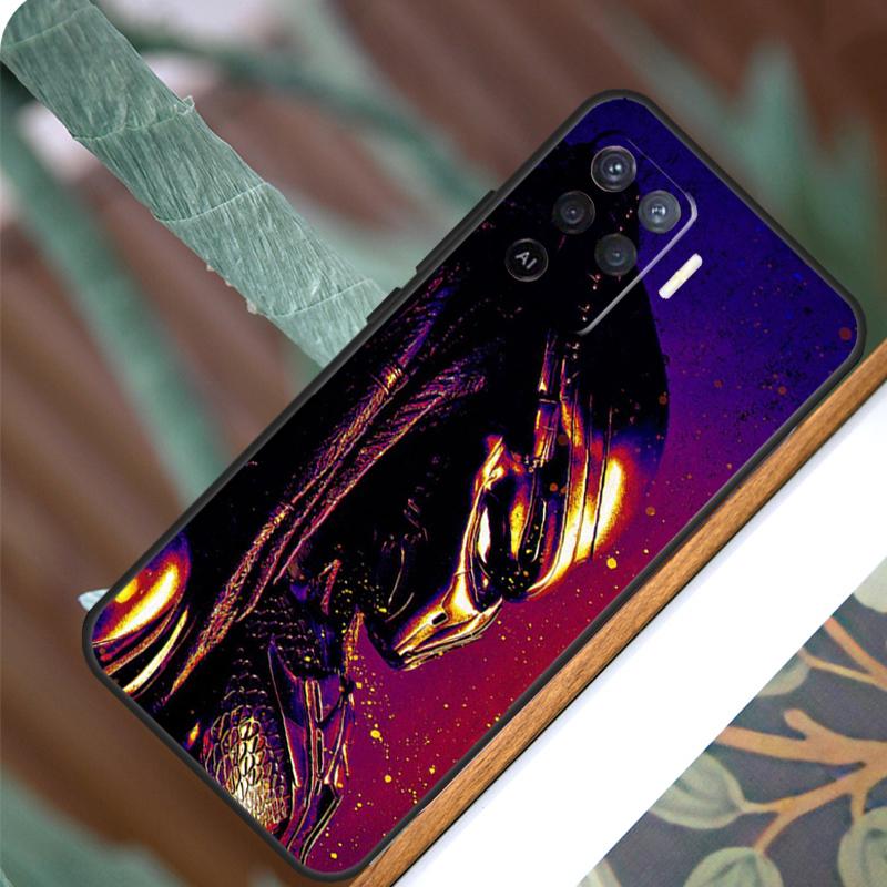 Alien Predator For OPPO A53S A57S A54S A38 A78 A58 A79 A15 A17 A77 A16 A76 A96 A52 A72 A5 A9 A94 A74 Case