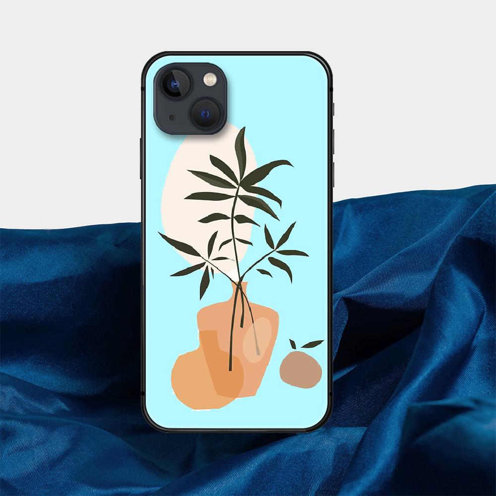 Green Plant Phone Case For iPhone Samsung Galaxy Redmi Xiaomi Oppo OnePlus Note S A 7 8 9 10 11 12 13 14 20 21 22 23 53 54 Pro Max Plus Ultra TPU Soft