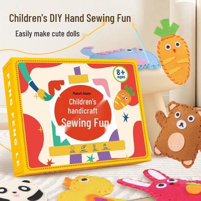 Kids' DIY Sewing Kit: Parent-Child Fun for Easy, Hand-Eye Coordination and Creative Projects