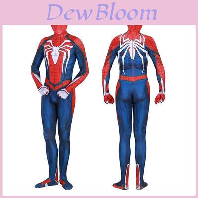 Ps4 Insomniac Spider-man Cosplay Kostüm 3D Druck Erwachsener Kinder Spidey Zentai Anzug Mit Exquisiter Verarbeitung Und Atmungsaktivem Lycra Material