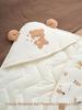 Pure Cotton Thickened Newborn Swaddle Blanket for Autumn/Winter - A-Class Mother-Baby Grade