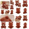 Cute Brown Bear Plush Toy Stuffed Animal Teddy Bear Doll Gift For Kids Girls