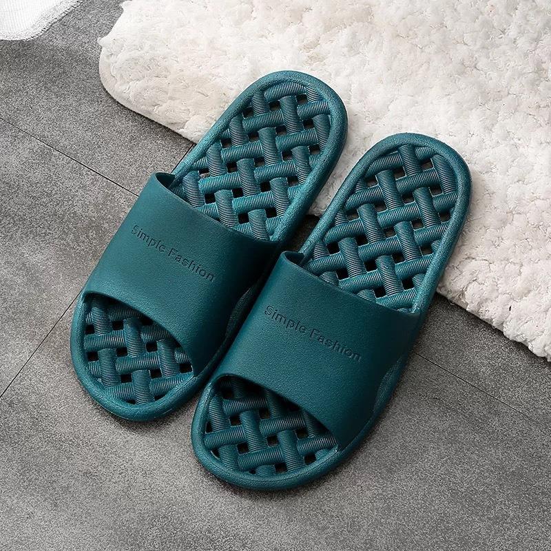 Bathroom leaking slippers hotel home couple simple home bath bathroom hollow nonslip hotel shoe support men