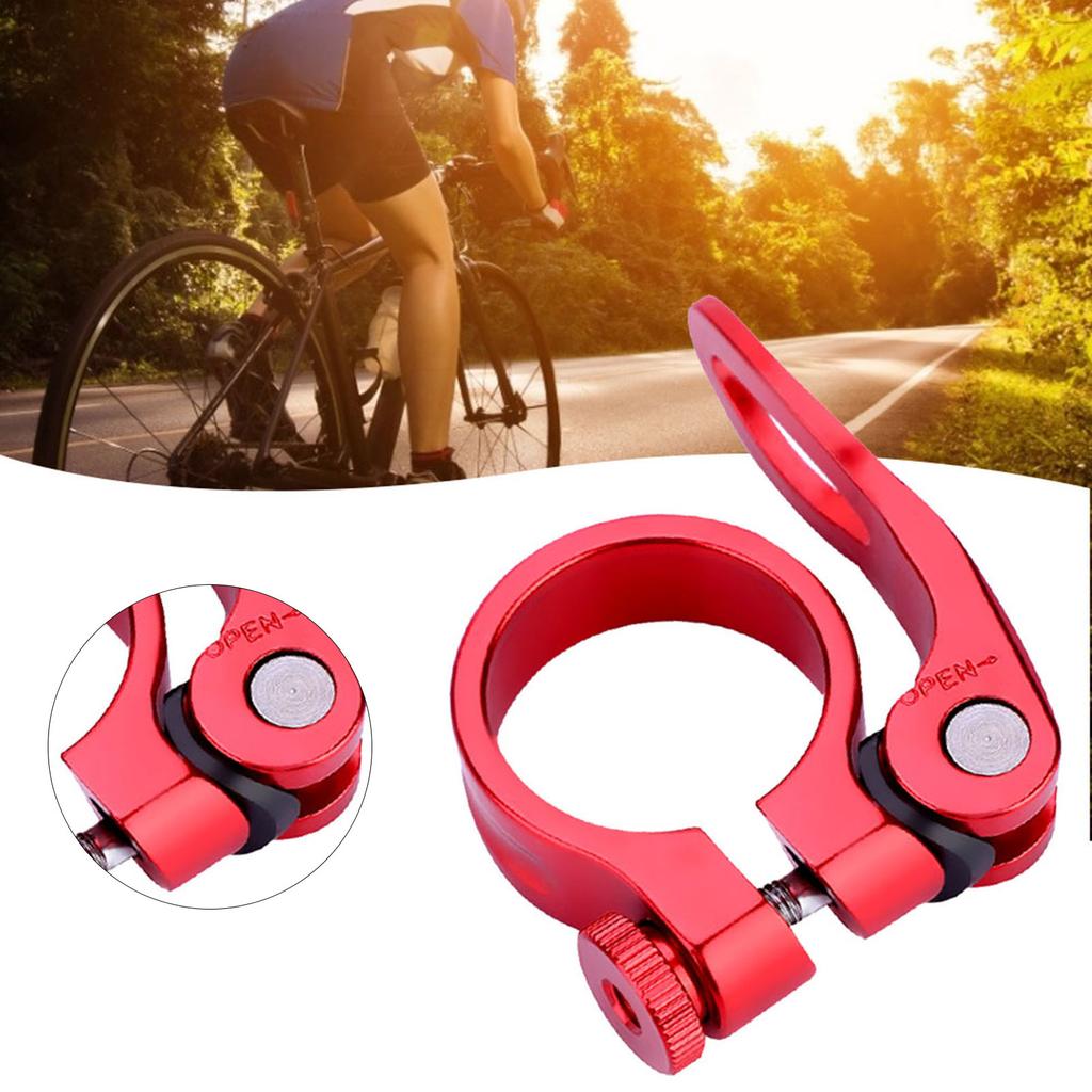   CX-18 Quick Release Road Bike   Aluminum Alloy Seatpost Seat Post Clamp Black