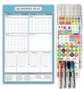 2026 Erasable Wall-Mounted Monthly Planner: Simple Modern Design, A01 Edition